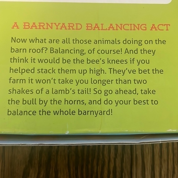 Balance Wooden Barnyard Playset Game - Picture 11 of 12